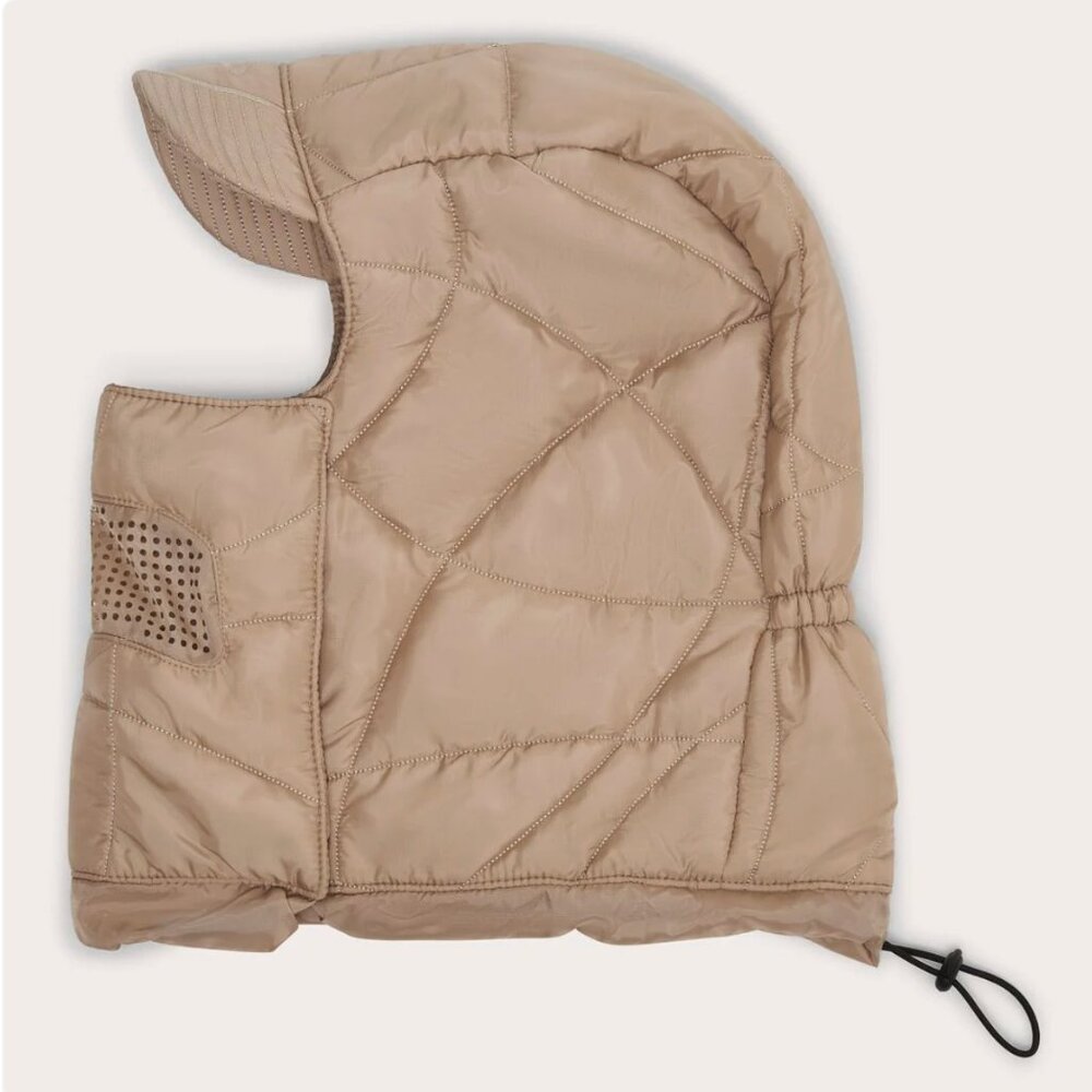 Oakley Quilted Hood Balaclava in Beige/Tan